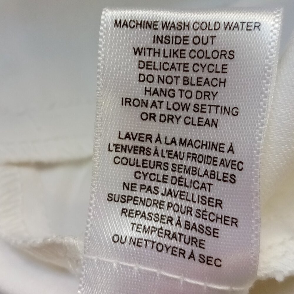 Meg & Margot Pull On Skinny Leg White Ankle Pant XL - Picture 7 of 7